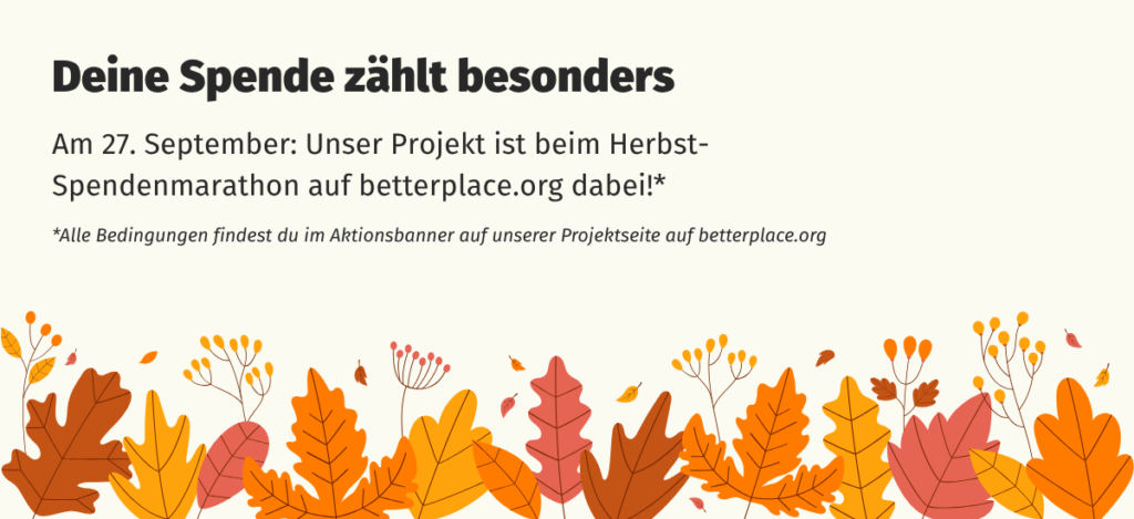 Morgen zählt deine Spende mehr als sonst!